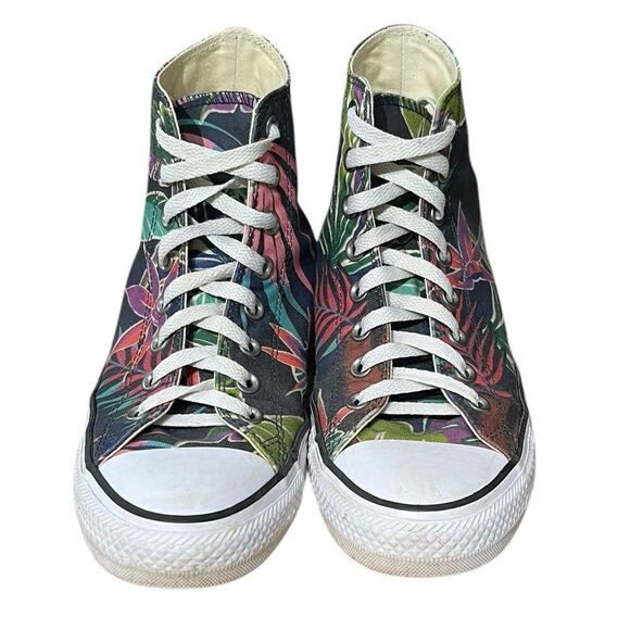 Converse Chuck Taylor All Stars Tropical Print, Size 8/10 - Picture 1 of 11